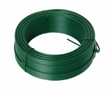 Napínací drôt, zelený PVC